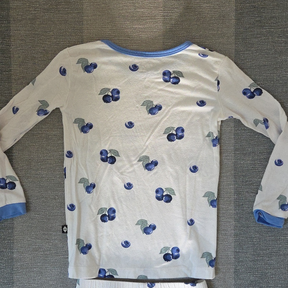 Kyte BABY Long Sleeve Pajamas Blueberry 2T - Picture 6 of 9